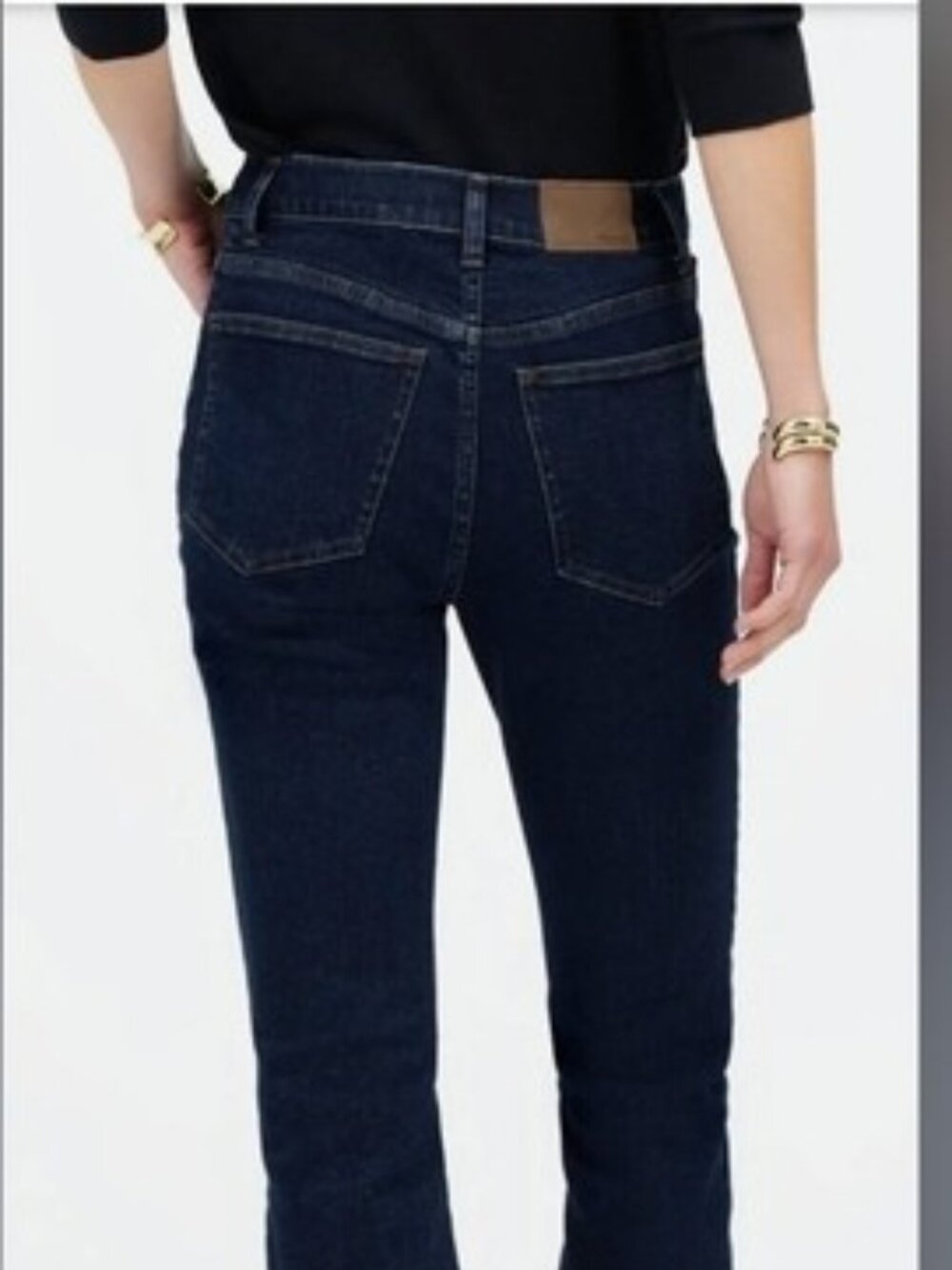 Madewell mid Rise kick out crop with brass Button-Fly, size 29 - Picture 2 of 10